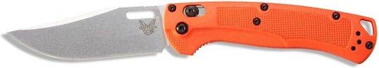 Benchmade Taggedout Σουγιάς Πορτοκαλί σε Θήκη