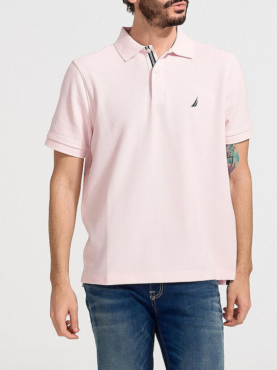 Nautica Polo Short Sleeve Pink Blouse