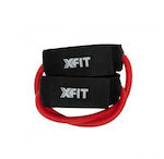 X-FIT Bandă de rezistență pentru exerciții Gymtube Hard Roșu