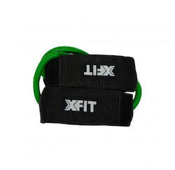 X-FIT Λάστιχο Γυμναστικής Σωληνωτό / Κυκλικό Μέτριο Πράσινο