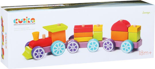 Cubika Vehicle Train made of Wood for 18++ Months