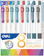 Deli Delight Gel Pens Set Of Various Colours 8 Pieces