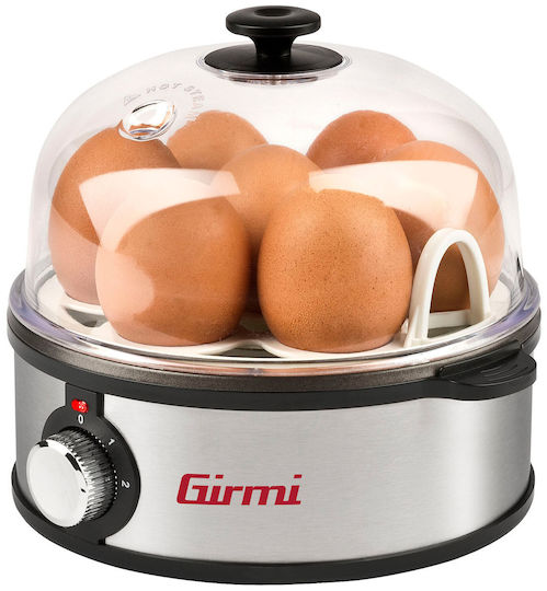 Girmi CU2500 Egg Cooker 7 Positions 360W Silver