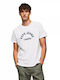 Pepe Jeans Raferty Men's Short Sleeve T-shirt White