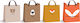 interDRUK Paper Gift Bag 21.5x13.5x25cm Various Colors