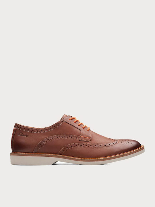 Leder Herren Oxfords Braun