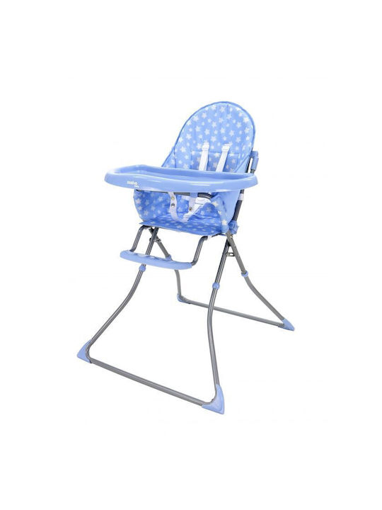Asalvo Quick Stars Klappbarer Hellblauer Baby Hochstuhl Asalvo Quick Stars Klappbarer Hellblauer Baby Hochstuhl