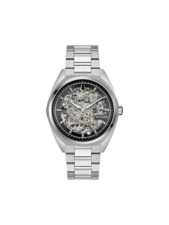 Bulova Watch Automatic with Silver Metal Bracelet