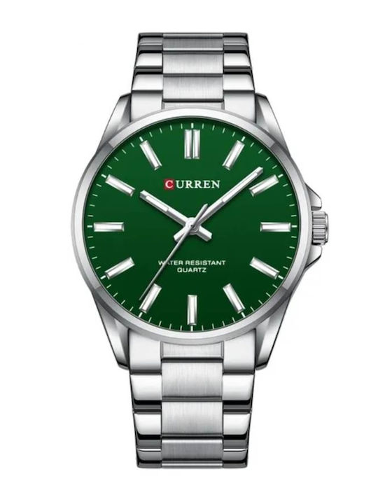 Curren Ανδρικό Ρολόι 42mm Μπαταρίας με Μεταλλικ...