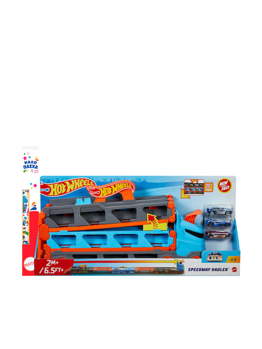 Παιχνιδολαμπάδα Speedway Hauler για 3+ Ετών Hot Wheels