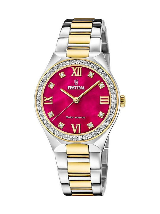 Festina Women's Watch Solar with Silver Metal B...