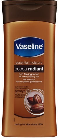 Vaseline Cocoa Radiant Moisturizing Body Lotion Restoring With Shea Butter For Dry Skin 200ml