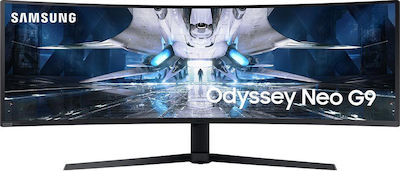 Samsung Odyssey Neo G9 LS49AG954NPXEN Ultrawide VA HDR Curbat Monitor de jocuri 49" 5120x1440 240Hz cu Timp de Răspuns 1ms GTG