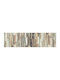 Ango Vintage Wood Kitchen Mat Runner Waterproof with Anti-slip Underlay Brown 50x180εκ.