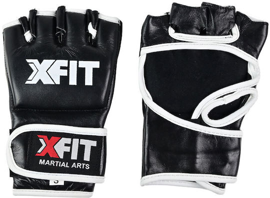 X-FIT KMA-022 Γάντια ΜΜΑ Δερμάτινα Μαύρα