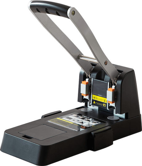 Deli Paper 2-Hole Puncher with Guide for 150 Sheets 231.