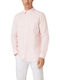 Guess Men's Shirt Long Sleeve Pink