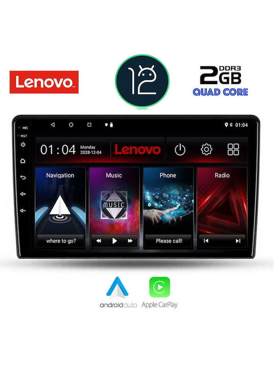 Lenovo Sistem Audio Auto pentru Toyota Auris Audi A7 2007-2012 (Bluetooth/USB/AUX/WiFi/GPS) cu Ecran Tactil 10"