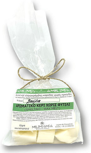 MeliMpampa Lumânare Aromatică Lemn Vanilie