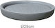 Marhome Plate Pot Ceramic Gray 28x28cm 06-23225-3