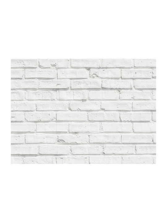 Διακοσμητικό Αυτοκόλλητο Τοίχου White Bricks 1τμχ 65x47εκ. Ango