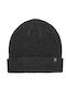 Basehit Knitted Beanie Cap Black Melange