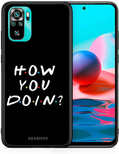 Smartfits How You Doin Back Cover Πλαστικό Μαύρο (Xiaomi Redmi Note 10S, Redmi Note 10 4G)