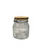 Marva Vase General Use with Lid Glass Transparent 1000ml