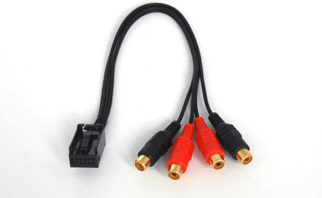 Compotech Car Adapter s.r.l. Line-out 4 RCA for Fakra