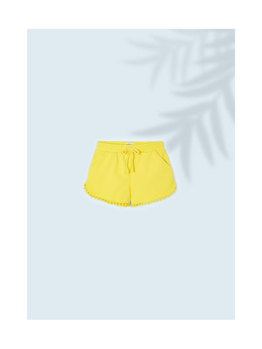 Mayoral Kids Shorts/Bermuda Fabric Yellow