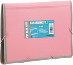 Foldermate Folder with Rubber Band for Paper A4 Pink