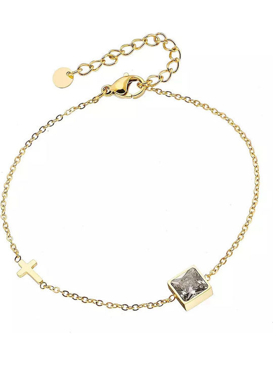 Oxzen Women's Chain Bracelet Made of Gold Plate...