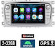 Kirosiwa Ηχοσύστημα Αυτοκινήτου για Ford Focus 2007-2011 (Bluetooth/USB/WiFi/GPS/Apple-Carplay/Android-Auto) με Οθόνη Αφής 7"