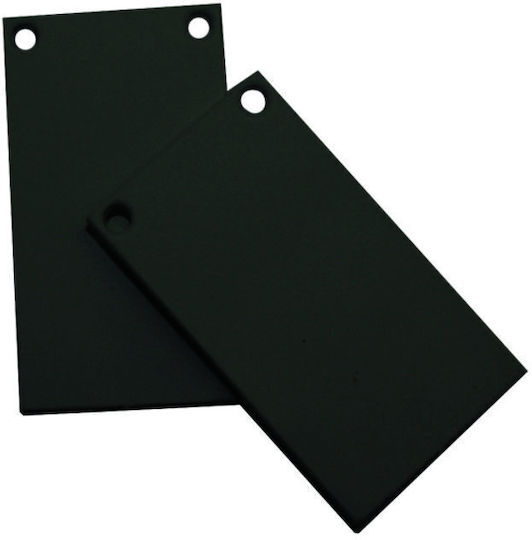 Aca Component Cap for Lighting Fixtures 2 pcs Black 2pcs MTECB