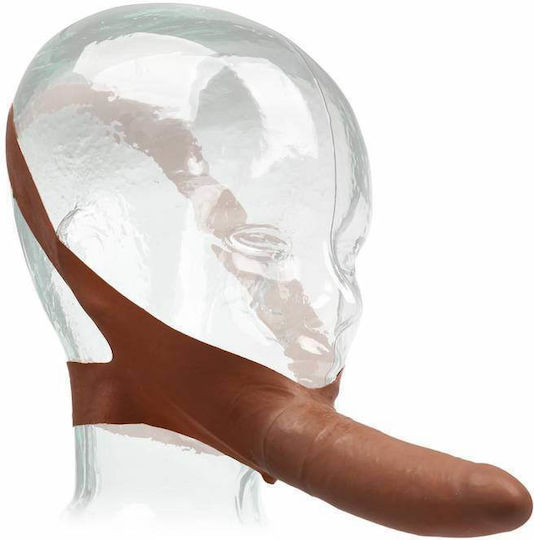 Calexotics Accommodator με Dildo 12.75cm σε Καφέ Χρώμα