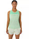 ASICS Women's Athletic Blouse Sleeveless Green