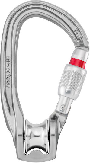Petzl Rollclip Z Screw Lock Καραμπίνερ Ασφαλείας 1τμχ