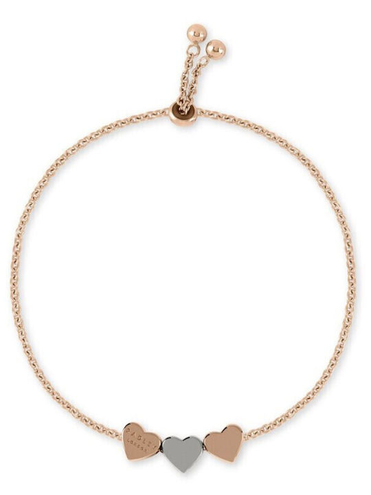 Radley Damen Armband Kette mit Design Herz aus Stahl Vergoldet