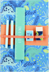 Kids Stationery Set with Pencil, Sharpener, Eraser, Notebook, and Ruler
