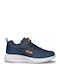 Brett 3 Kids Sneakers with Scratch Navy Blue