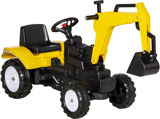 Excavator pentru copii cu pedale cu Pedale Galben