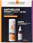 La Roche Posay Anthelios Pigment Correct SPF50 Σετ με Αντηλιακή Κρέμα Προσώπου & Serum