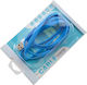 Flach USB 2.0 auf Micro-USB-Kabel Blau 1.2m (1018.116) 1Stück