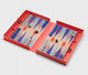 Printworks Art of Backgammon Backgammon E-Gitarren mit Spielsteinen 44x44cm