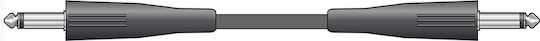 Chord Cable 6.3mm male - 6.3mm male 1.5m (190.183UK)