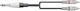 Chord Cable 6.3mm male - 2x RCA male 3m (190.016UK)