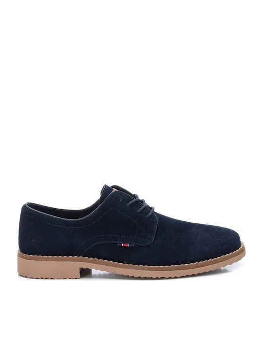 Xti Suede Ανδρικά Casual Παπούτσια Navy Blue