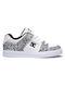 DC Kinder-Sneaker Pure Black / White Print