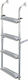 Osculati 4 Steps Folding Boat Ladder AISI316