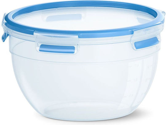 Emsa Plastic Lunch Box Clip & Close Blue 2600ml